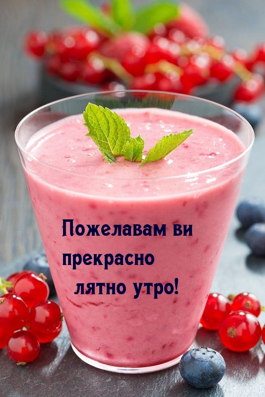Пожелавам ви прекрасно лятно утро!