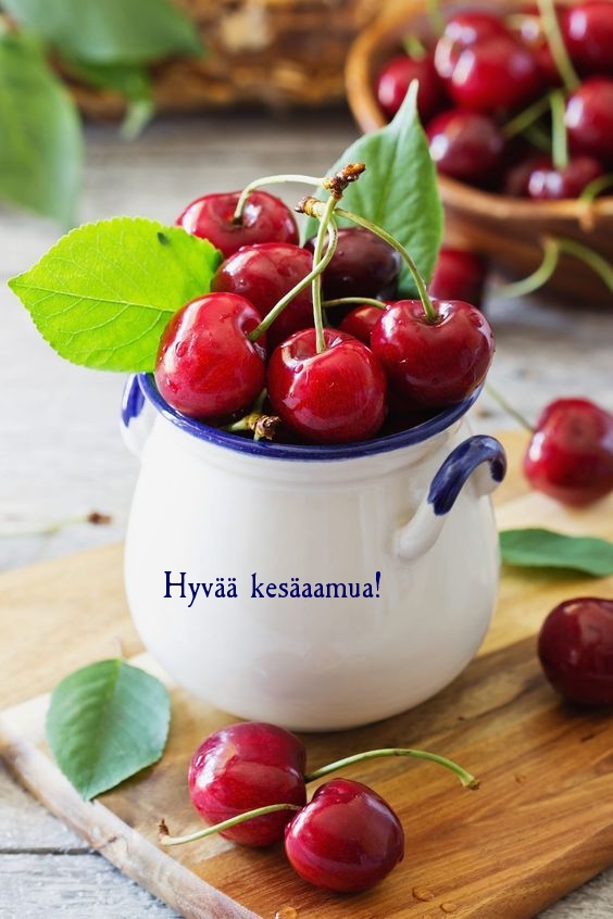 Hyvää kesäaamua!