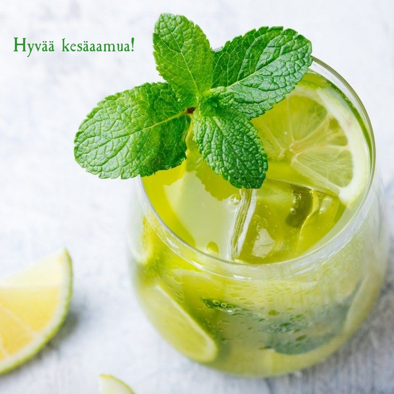 Hyvää kesäaamua!