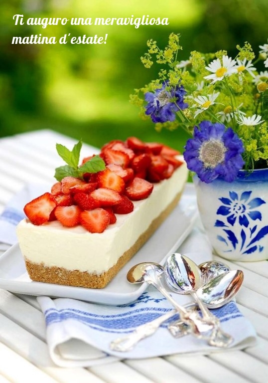 Ti auguro una meravigliosa mattina d