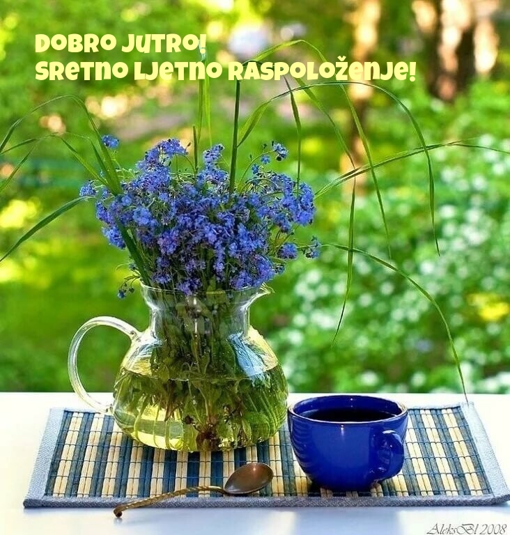 Dobro jutro! Sretno ljetno raspoloženje!