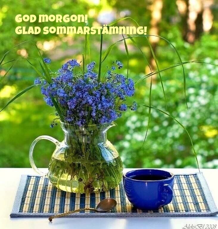 God morgon! Glad sommarstämning!