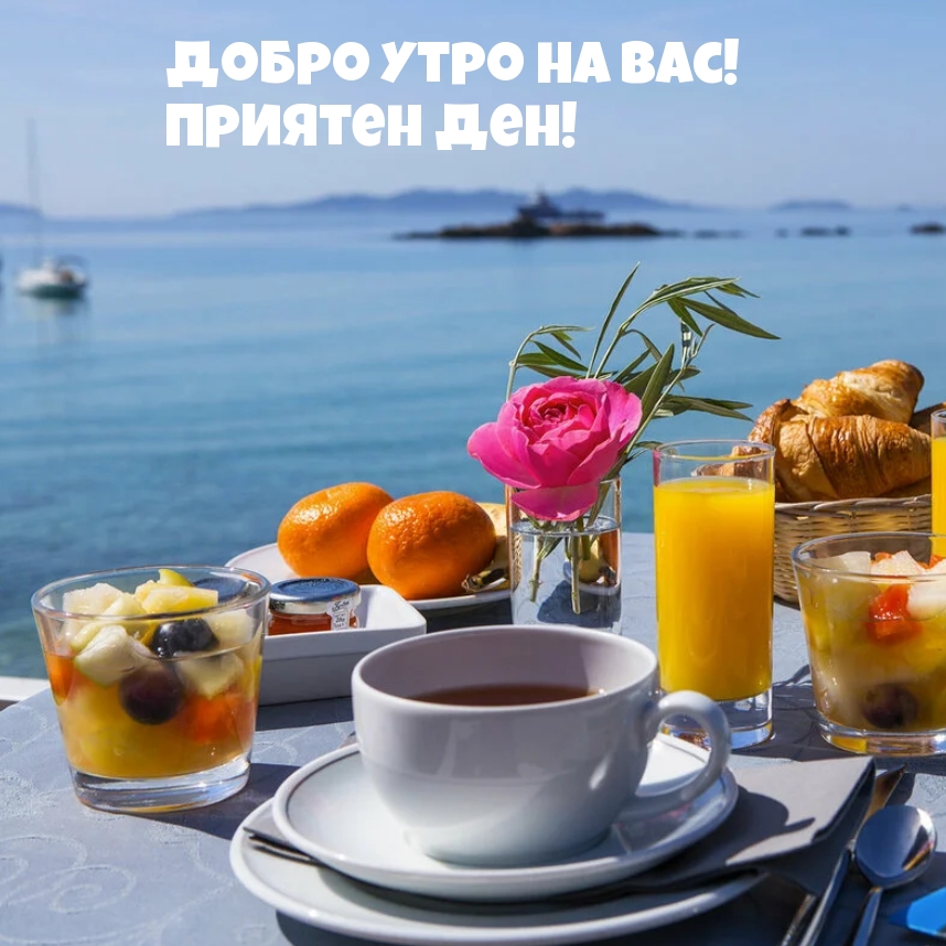Добро утро на вас! Приятен ден!