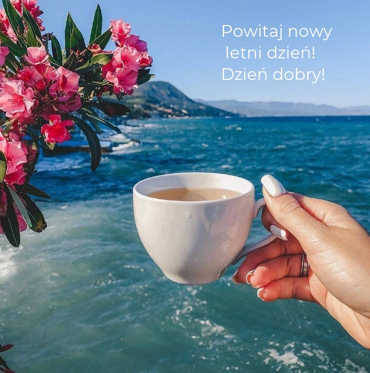 Powitaj nowy letni dzień! Dzień dobry!