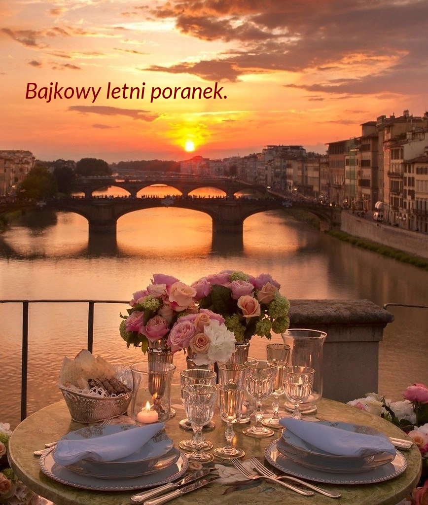 Bajkowy letni poranek.