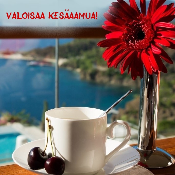 Valoisaa kesäaamua!