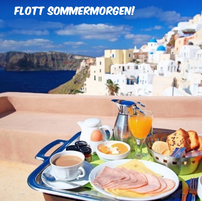 Flott sommermorgen! Flott sommermorgen!