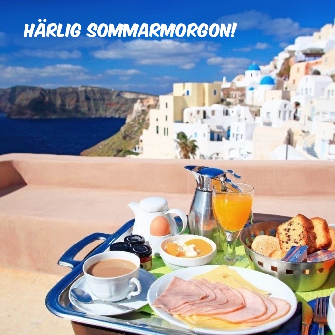 Härlig sommarmorgon!