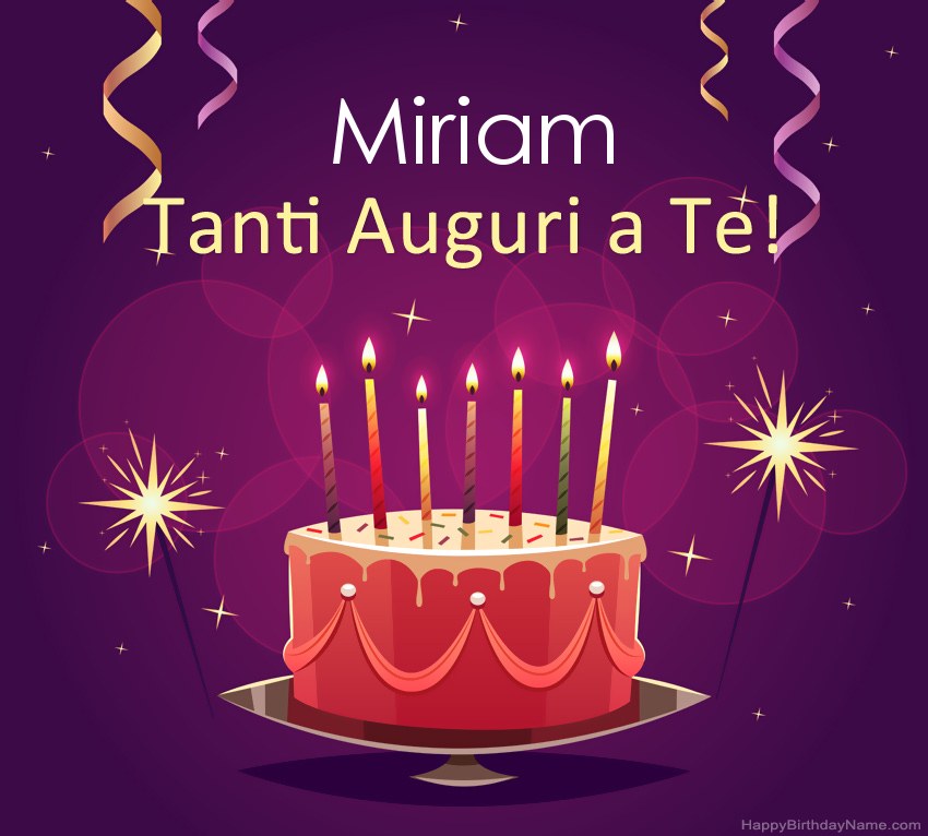 Divertenti saluti per le foto di Happy Birthday Miriam Divertenti saluti per le foto di Happy Birthday Miriam