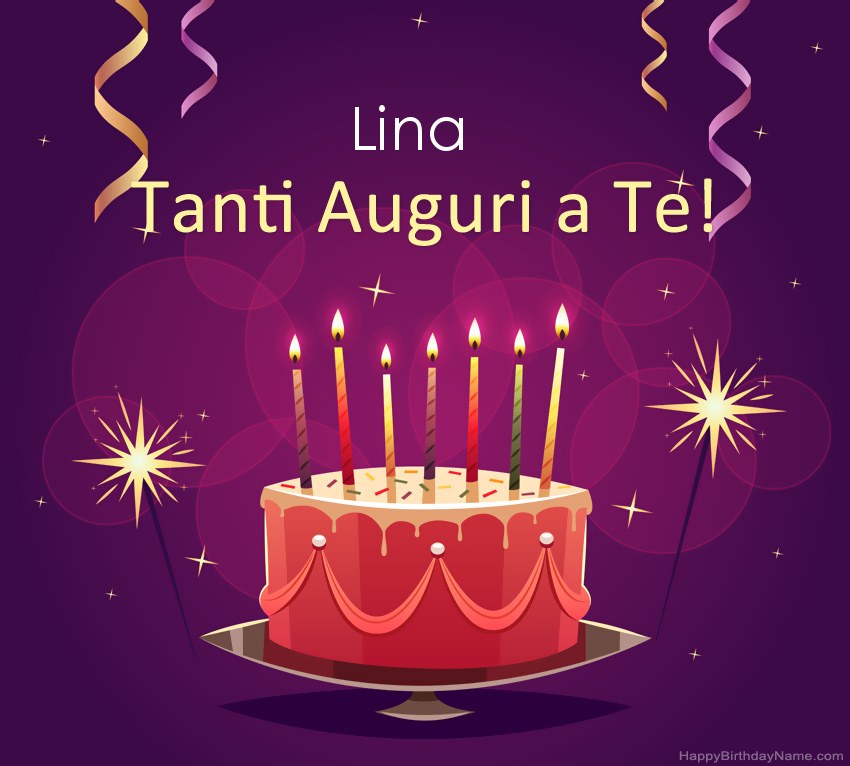 Divertenti saluti per le foto di Happy Birthday Lina Divertenti saluti per le foto di Happy Birthday Lina