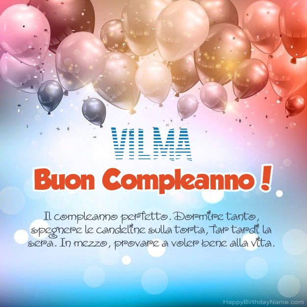 Poesie per il compleanno di Vilma Poesie per il compleanno di Vilma