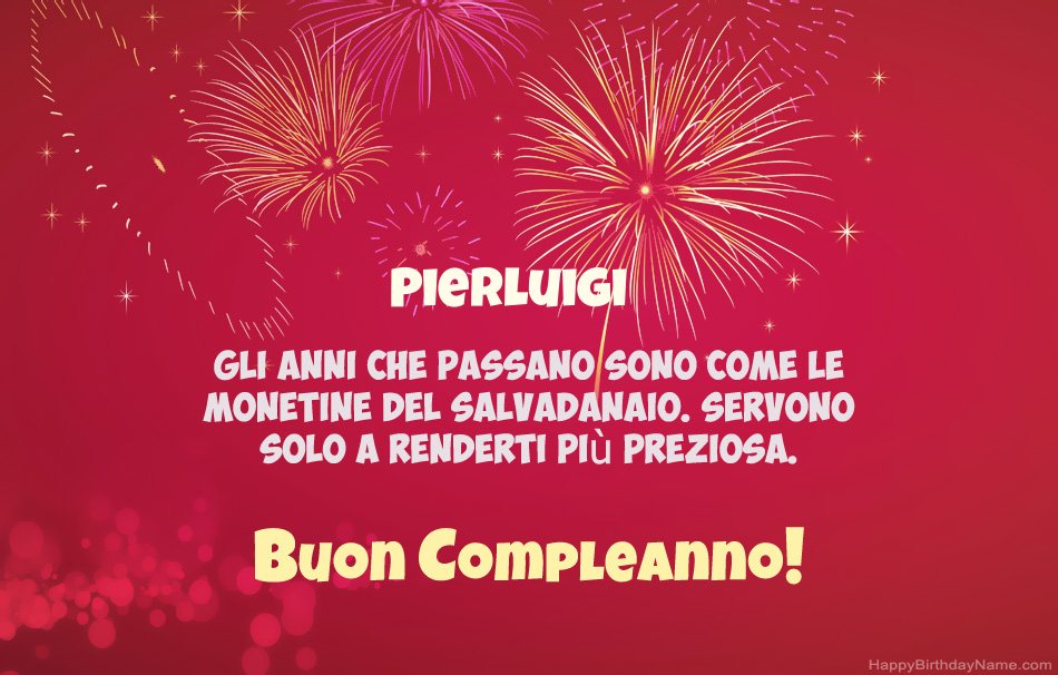 Buon compleanno Pierluigi, bellissime poesie