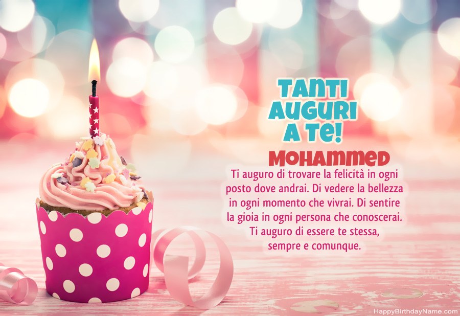 Scarica Happy Birthday card Mohammed gratis Scarica Happy Birthday card Mohammed gratis