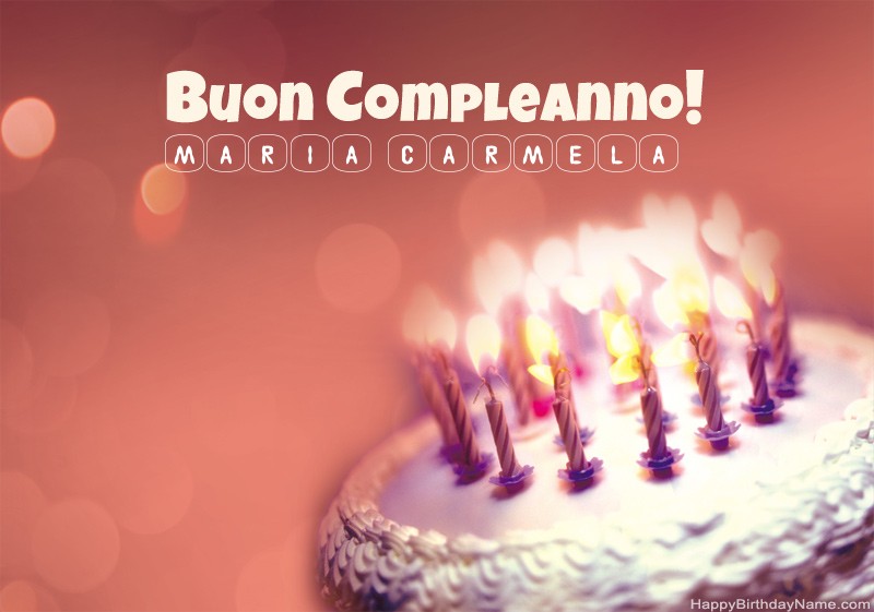 Tanti Auguri a Te Maria Carmela immagini