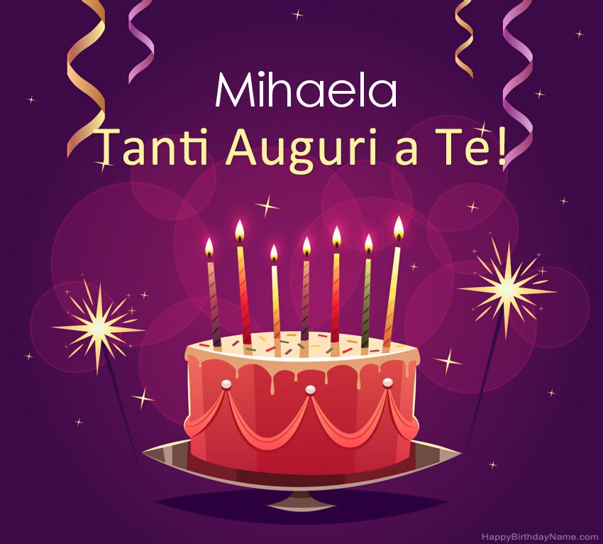 Divertenti saluti per le foto di Happy Birthday Mihaela