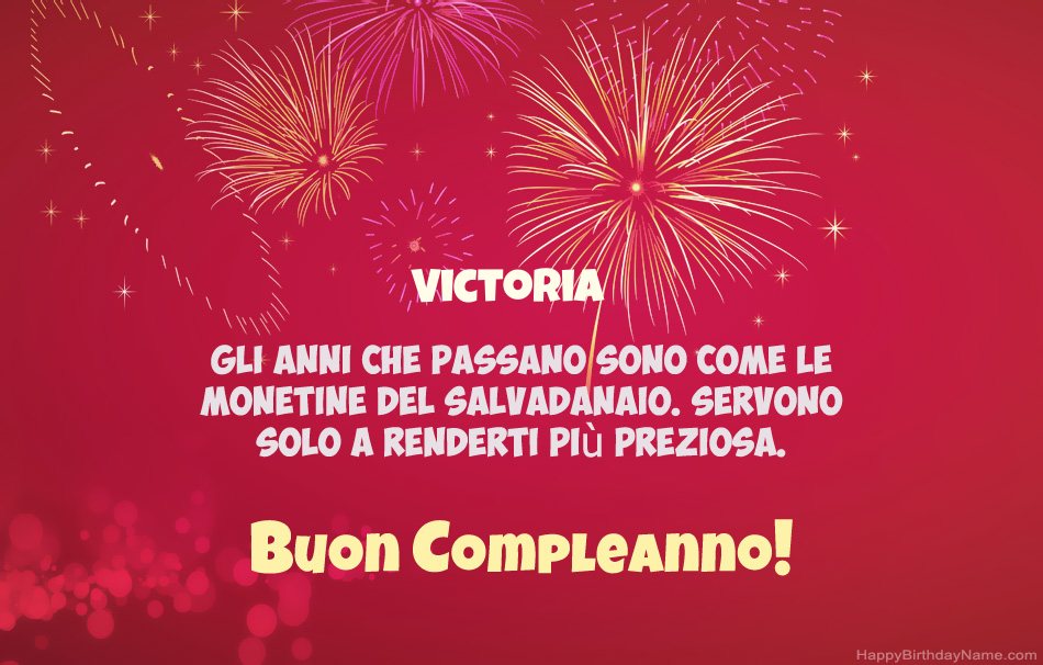Buon compleanno Victoria, bellissime poesie Buon compleanno Victoria, bellissime poesie