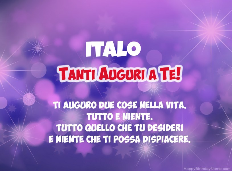 Belle immagini per il buon compleanno di Italo Belle immagini per il buon compleanno di Italo