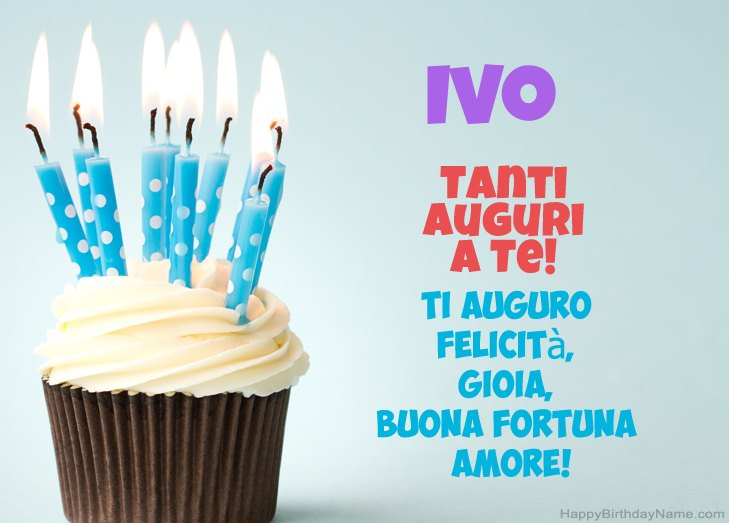 Congratulazioni per il buon compleanno di Ivo Congratulazioni per il buon compleanno di Ivo