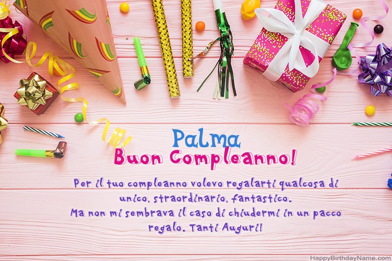 Scarica Happy Birthday card Palma gratis Scarica Happy Birthday card Palma gratis