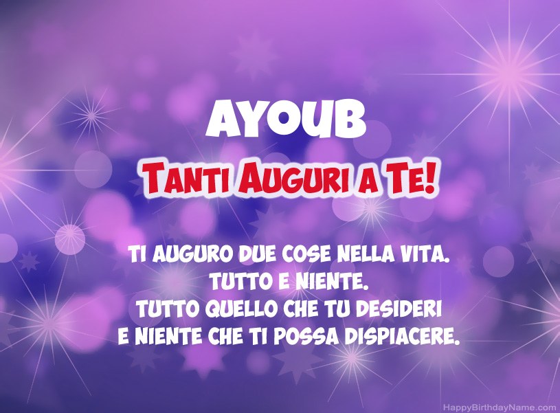 Belle immagini per il buon compleanno di Ayoub Belle immagini per il buon compleanno di Ayoub