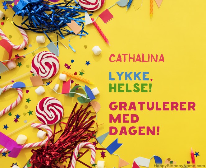 Gratulerer med fødselsdagen Cathalina bildene