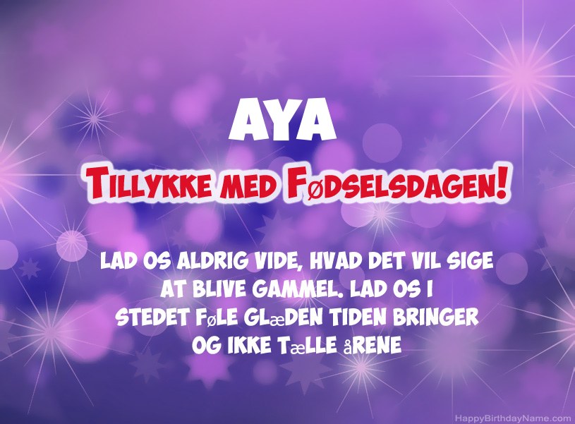Smukke billeder til Aya tillykke med fødselsdagen Smukke billeder til Aya tillykke med fødselsdagen