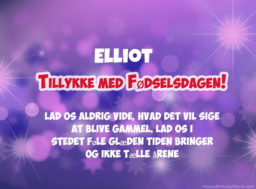 Smukke billeder til Elliot tillykke med fødselsdagen Smukke billeder til Elliot tillykke med fødselsdagen