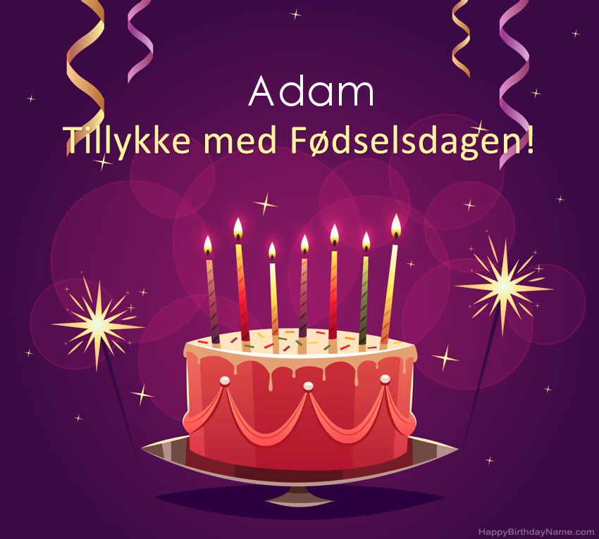 Sjove hilsener til Happy Birthday Adam-billeder