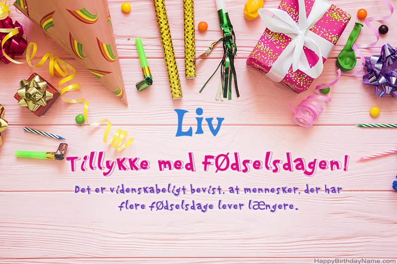 Download gratulerer med fødselsdagen Liv gratis