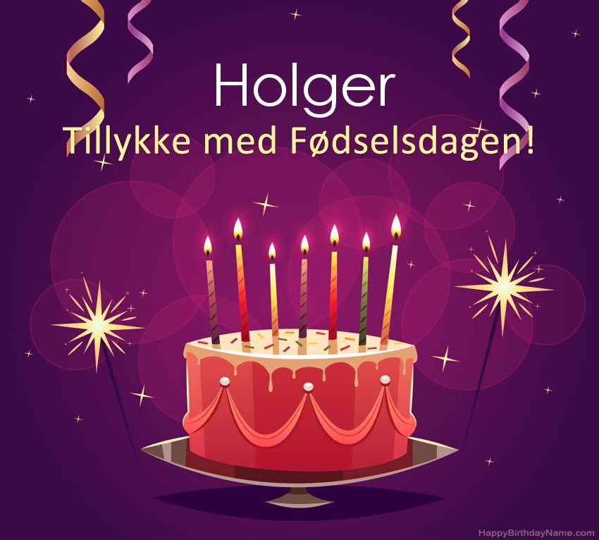 Sjove hilsener til Happy Birthday Holger-billeder