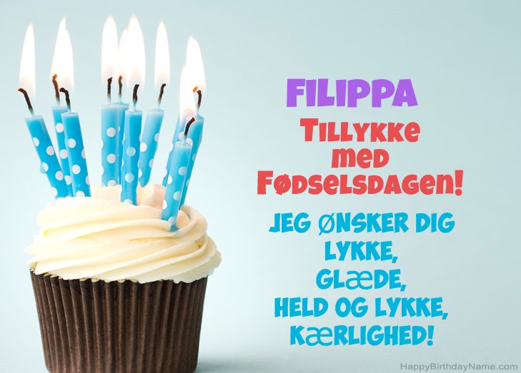 Tillykke med heldens fødselsdag til Filippa