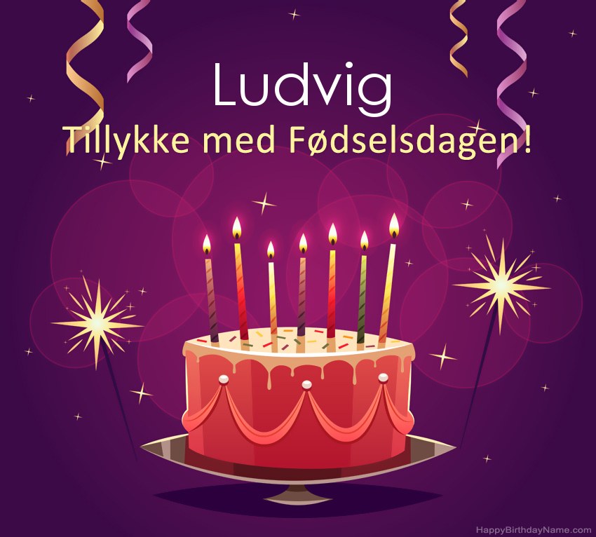 Sjove hilsener til Happy Birthday Ludvig-billeder