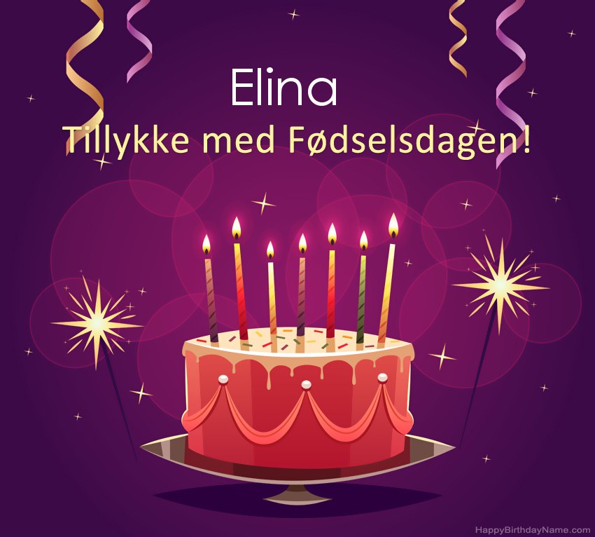 Sjove hilsener til Happy Birthday Elina-billeder