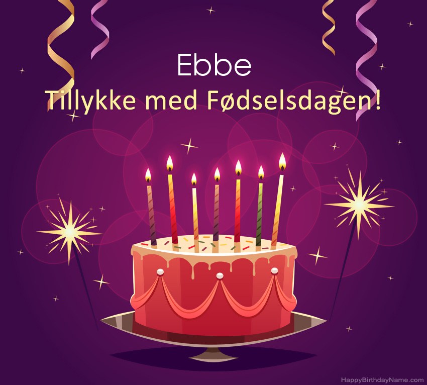 Sjove hilsener til Happy Birthday Ebbe-billeder