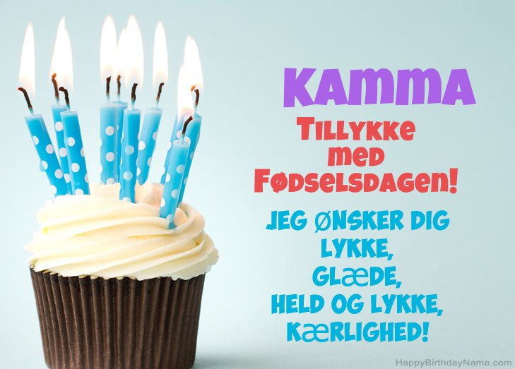 Tillykke med heldens fødselsdag til Kamma