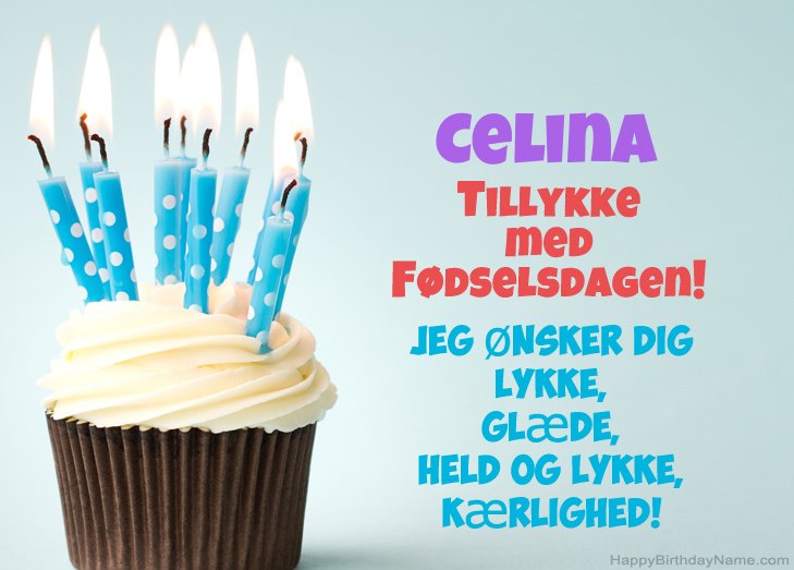 Tillykke med heldens fødselsdag til Celina