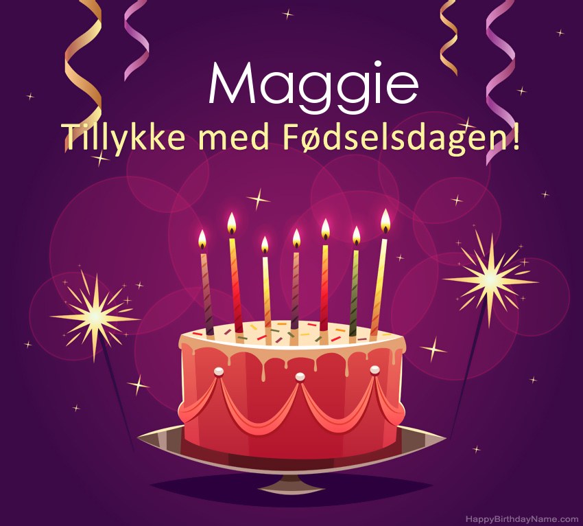 Sjove hilsener til Happy Birthday Maggie-billeder