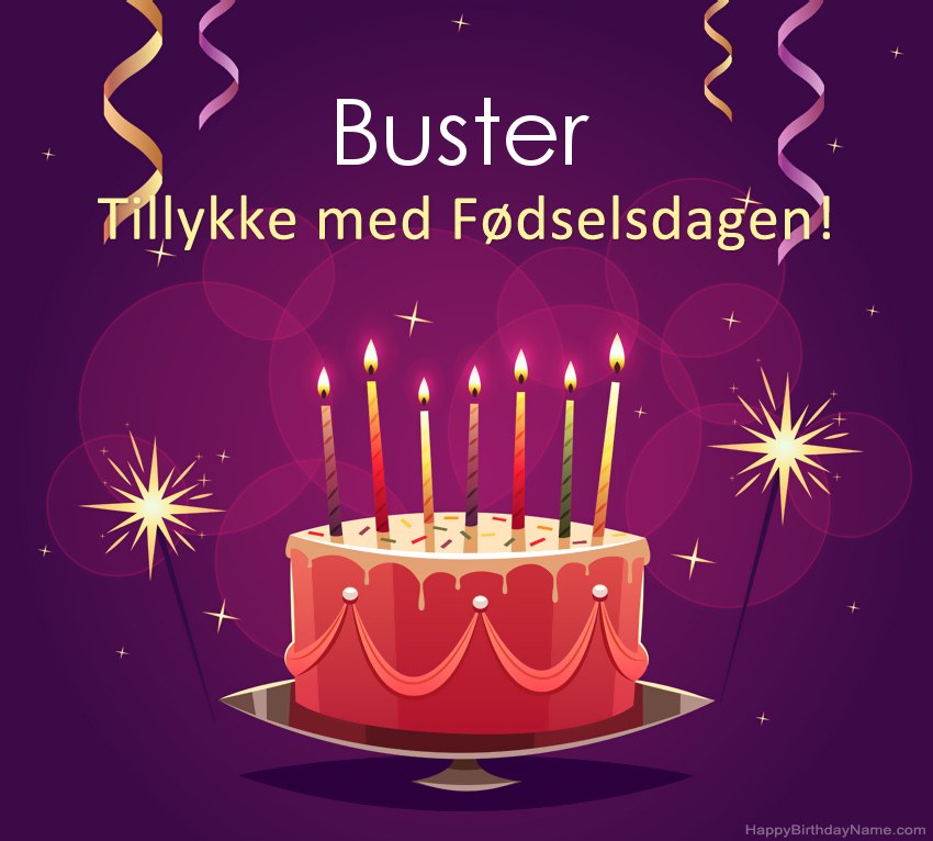 Sjove hilsener til Happy Birthday Buster-billeder
