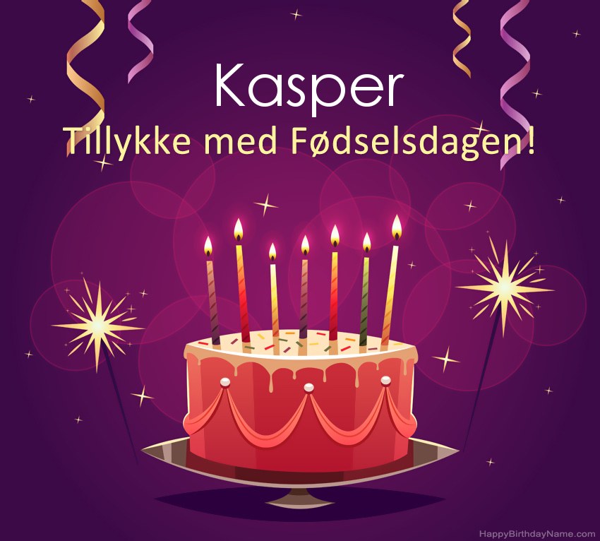 Sjove hilsener til Happy Birthday Kasper-billeder