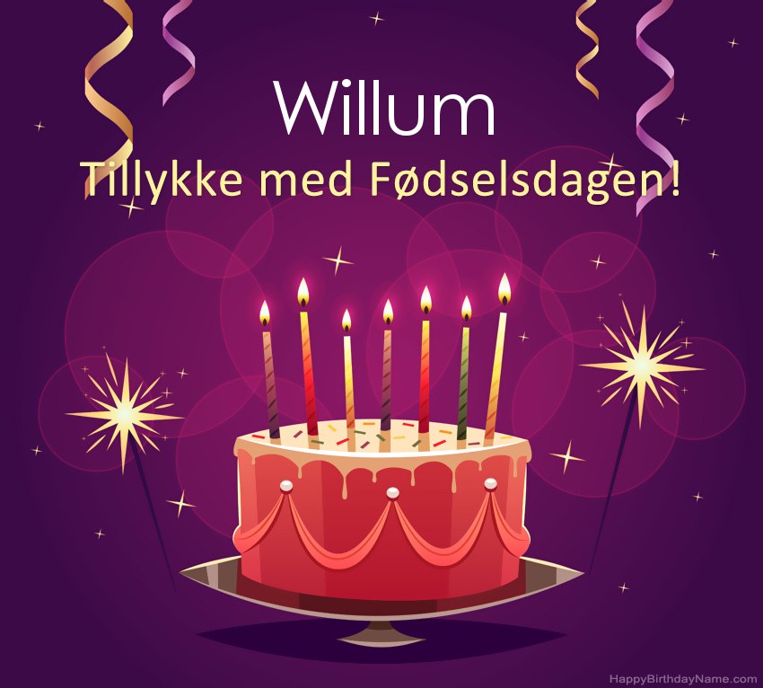 Sjove hilsener til Happy Birthday Willum-billeder