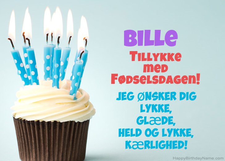Tillykke med heldens fødselsdag til Bille