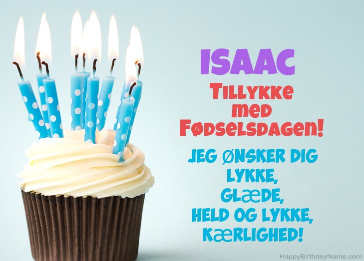Tillykke med heldens fødselsdag til Isaac
