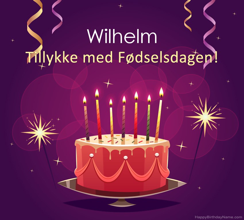 Sjove hilsener til Happy Birthday Wilhelm-billeder