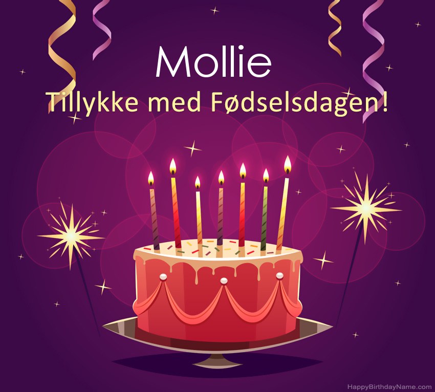 Sjove hilsener til Happy Birthday Mollie-billeder