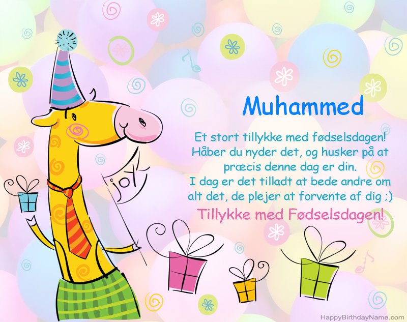Børns lykønskning med tillykke med fødselsdagen til Muhammed Børns lykønskning med tillykke med fødselsdagen til Muhammed
