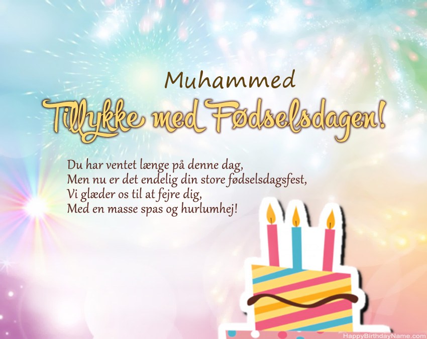 Tillykke med fødselsdagen Muhammed i vers Tillykke med fødselsdagen Muhammed i vers