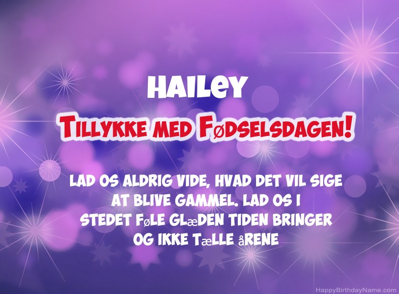 Smukke billeder til Hailey tillykke med fødselsdagen