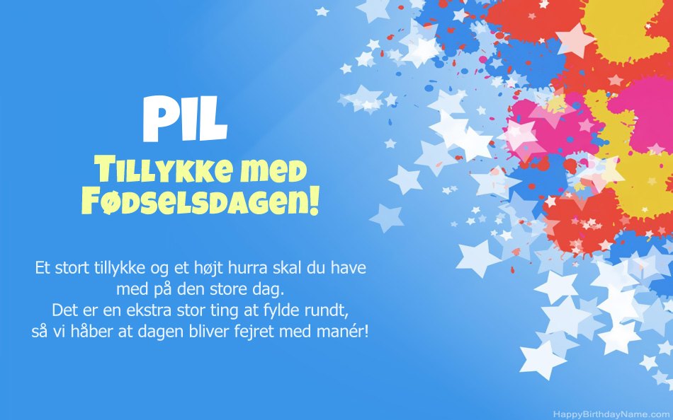 Tillykke med fødselsdagen til Pils