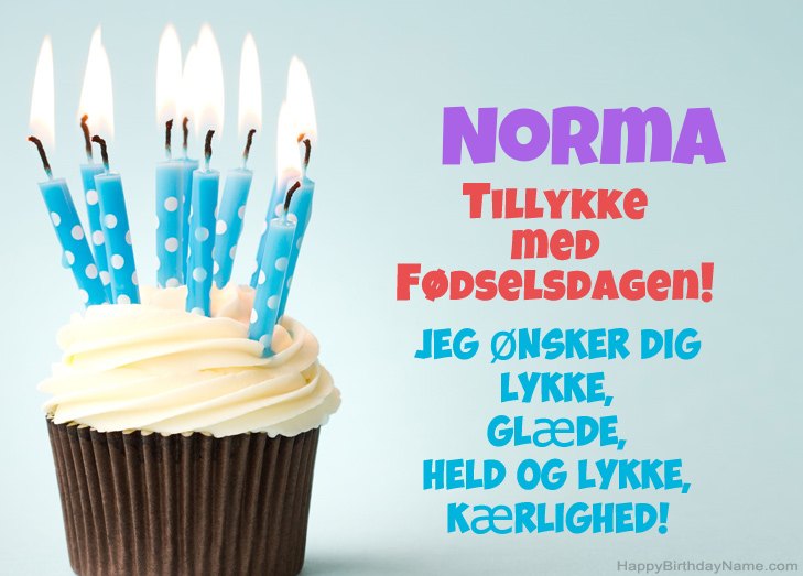 Tillykke med heldens fødselsdag til Norma