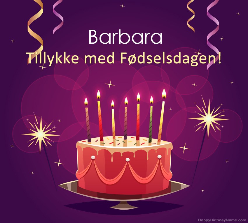 Sjove hilsener til Happy Birthday Barbara-billeder